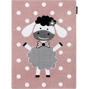 Koberec Dywany Łuszczów Dětský kusový koberec Petit Dolly sheep pink Rozměry koberců: 140x190