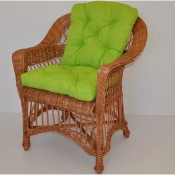 Zahrada Axin Trading s.r.o. Křeslo Weigier přírodní - polstr světle zelený melír