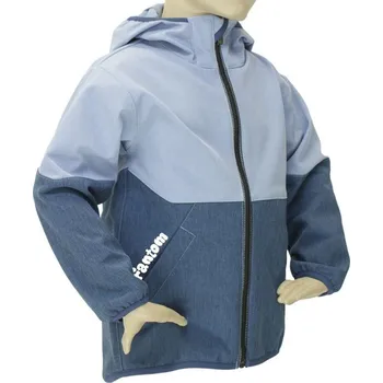 Dívčí bunda Fantom BUNDA SOFTSHELL MODRO - MODRÝ MELÍR 164