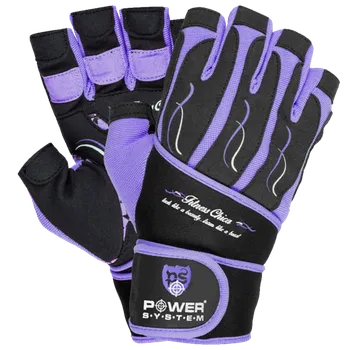 Fitness rukavice Power System Rukavice Fitness Chica fialové - L