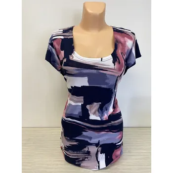 Dámská tunika Halenky, Barva Růžová, Velikost XL 44, Rukáv Se spadlým rukávem