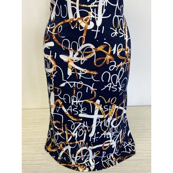 Dámská sukně Letní dlouhá sukně, Barva Modrá, Velikost XXXL56, Materiál 96% Viskoza 4% Lycra