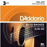 D'Addario EJ10-3D Struny pro akustickou kytaru