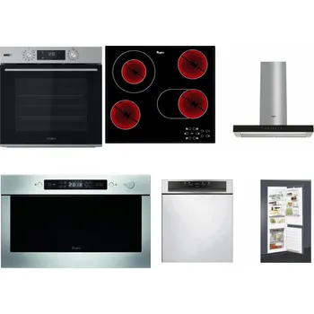 Set domácích spotřebičů WHIRLPOOL OMSK58HU1SX + WHIRLPOOL AKT 8190/BA + WHIRLPOOL WHBS 62F LT K + WHIRLPOOL AMW 439 IX + WHIRLPOOL WBC 3C34 PF X + WHIRLPOOL ART 65031