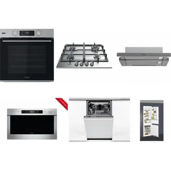 Set domácích spotřebičů WHIRLPOOL OMSK58HU1SX + WHIRLPOOL TKRL 661 IX EU + WHIRLPOOL AKR 749/1 IX + WHIRLPOOL AMW 423/IX + WHIRLPOOL WSIO 3O34 PFE X + WHIRLPOOL ART 66112