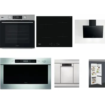 Set domácích spotřebičů WHIRLPOOL OMSK58HU1SX + WHIRLPOOL WS Q2760 BF + WHIRLPOOL AKR 62F LT K + WHIRLPOOL AMW 439 IX + WHIRLPOOL WSBO 3O34 PF X + WHIRLPOOL ART 66112