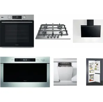 Set domácích spotřebičů WHIRLPOOL OMSK58HU1SX + WHIRLPOOL TKRL 661 IX EU + WHIRLPOOL AKR 62F LT K + WHIRLPOOL AMW 439 IX + WHIRLPOOL WSIC 3M27 C + WHIRLPOOL ART 65031