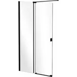 BESCO Walk-in sprchová zástěna posuvná VAYO BLACK 120 cm; černá