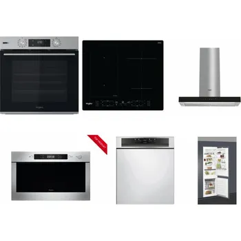 Set domácích spotřebičů WHIRLPOOL OMSK58HU1SX + WHIRLPOOL WL B8160 NE + WHIRLPOOL WHBS 62F LT K + WHIRLPOOL AMW 423/IX + WHIRLPOOL WBC 3C34 PF X + WHIRLPOOL ART 66112