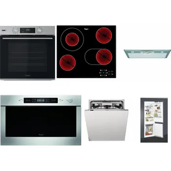 Set domácích spotřebičů WHIRLPOOL OMSK58HU1SX + WHIRLPOOL AKT 8190/BA + WHIRLPOOL AKR 650/1 IX + WHIRLPOOL AMW 439 IX + WHIRLPOOL WIO 3O540 PELG + WHIRLPOOL ART 65031