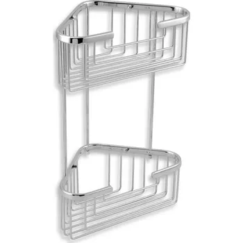 Koupelnový nábytek NOVASERVIS 6078,0 Dvojitá rohová police malá hluboká Drátěný... (6078,0)