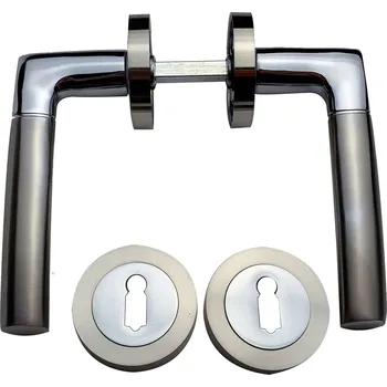 Dveřní kování TRITOOLS Klika Kora | rozeta K nikl-chrom