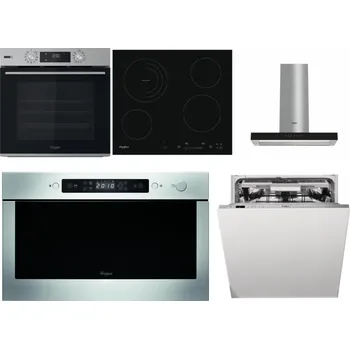 Set domácích spotřebičů WHIRLPOOL OMSK58HU1SX + WHIRLPOOL AKT 8900 BA + WHIRLPOOL WHBS 62F LT K + WHIRLPOOL AMW 439 IX + WHIRLPOOL WIO 3O540 PELG
