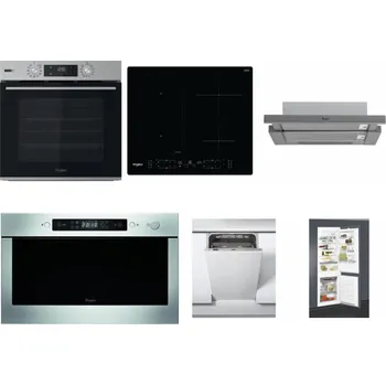 Set domácích spotřebičů WHIRLPOOL OMSK58HU1SX + WHIRLPOOL WL B8160 NE + WHIRLPOOL AKR 749/1 IX + WHIRLPOOL AMW 439 IX + WHIRLPOOL WSIC 3M27 C + WHIRLPOOL ART 65031