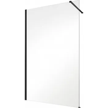 BESCO Walk-in sprchová zástěna ECO-N BLACK 100 cm, černá