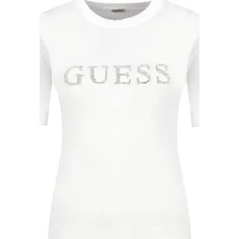 GUESS JEANS Halenka OLIVIA | Barva:bílý | Velikost:S