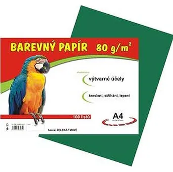 Barevný papír Stepa Papír barevný A4 80 g 100 ks