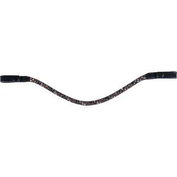HKM Čelenka Rosegold Glamour Style HKM, black/rosegold PONY