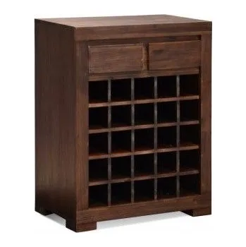 Vinotéka Masivní vinotéka z akácie Tecky