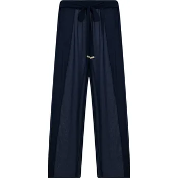 Dámské kalhoty Michael Kors Kalhoty | Barva:tmavě modrá | Velikost:XS