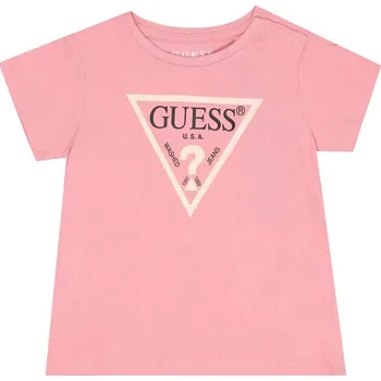 Dívčí oblečení Guess Tričko CORE | Barva:růžová | Velikost:80