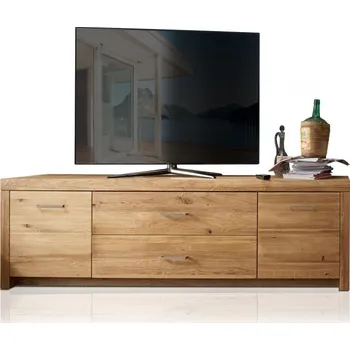 Televizní stolek Velký tv stolek z masivu dub Camilla