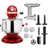 Kuchyňský robot Recenze KitchenAid Artisan 5KSM7580XEER královsky červený + 5KSMMGA