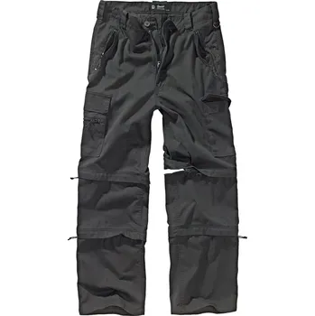 Pánské kalhoty kalhoty pánské BRANDIT - Savannah Trouser - Black - 1011/2