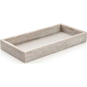 Mramorový podnos Marble Tray Brown 30x15 cm