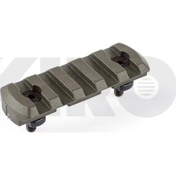 Lišta M-LOK Kiro 5 slotů Polymer - OD Green