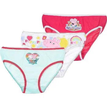 Kalhotky Barevná sada kalhotek Peppa Pig 3ks Velikost: 116/128
