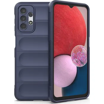 Pouzdro na mobilní telefon Hurtel Magic Shield flexibilní Armor kryt na Samsung Galaxy A13 5G - tmavě modrý
