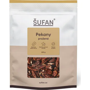 ŠUFAN s.r.o. Pekanové ořechy pražené - 200 g