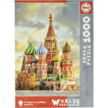 EDUCA 17998 Puzzle Chrám Vasila Blaženého 1000 dílků