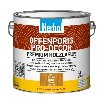 Lak na dřevo Herbol Offenporig Pro-Decor 2,5l Odstín: Bílá