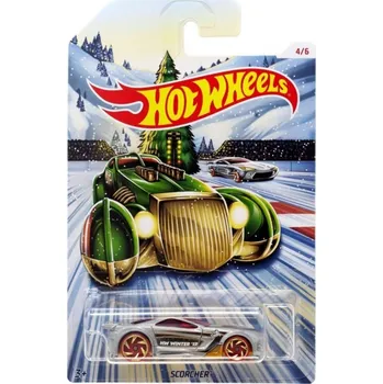 Hot Wheels Kovová autíčka Holiday Hot Rods Scorcher, Mattel GBC65