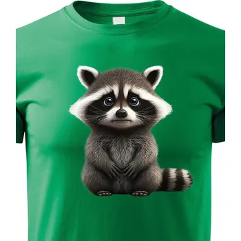 Chlapecké tričko Dětské triko Mýval, Barva Zelená, Velikost 110 cm/4 roky, Canvas Dětské tričko Bezvatriko.cz 1816