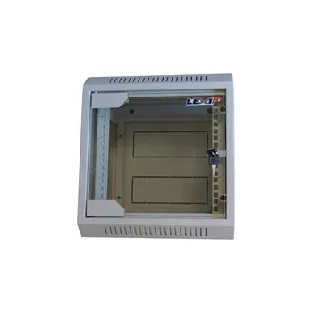 Rozvaděč Lexi 10" nástěnný rozvaděč 6U 310mm x 260mm skleněné dveře svařovaný šedý LN6U-10-31/26 LEXI-Net 10" nástěnný rozvaděč 6U, šířka 310mm, hloubka 260mm, skleněné dveře, svařovaný, šedý