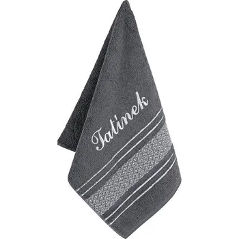 BELLATEX s.r.o. Froté ručník 50 × 100 mozaika 123/044 s výšivkou Tatínek