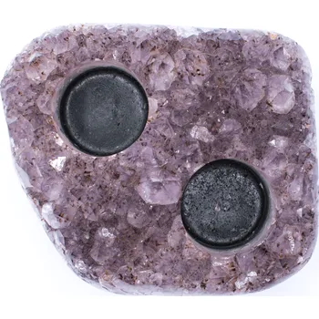 Přírodní kámen Milujeme Kameny Ametyst - drúza - svícen AS20 326376