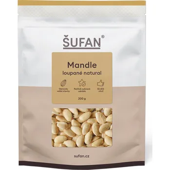 ŠUFAN s.r.o. Mandle loupané Španělsko - 200 g