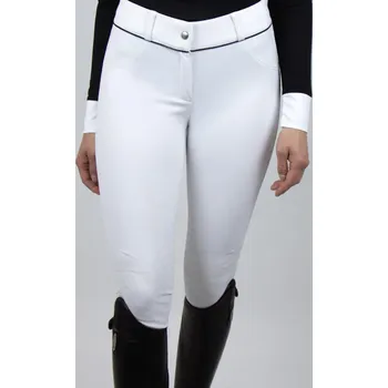 Jezdecké kalhoty PS of Sweden Rajtky jezdecké Louisa PS of Sweden, s gripem na kolenou, dámské, bílé 42