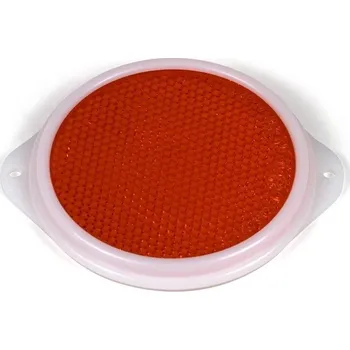 Příslušenství osvětlení automobilu odrazka 80mm, s ušima, červená