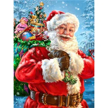 Diamantové malování Diamantové malování - Santa Klaus