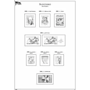 Sběratelství Albové listy POMfila SR - ročník 2006, zákl. verze - (4), vč. zesílených obalů