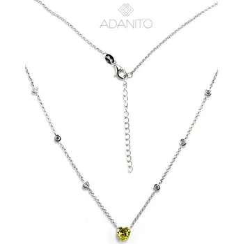 Náhrdelník Stříbrný náhrdelník srdce