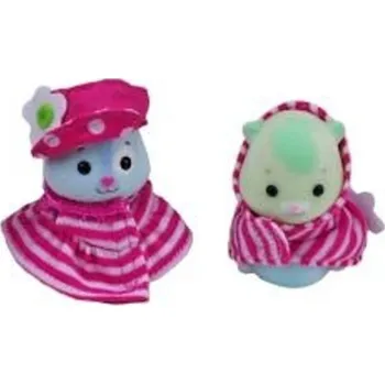 Doplněk pro panenku Zhu Zhu Babies Oblečky pro miminka růžové