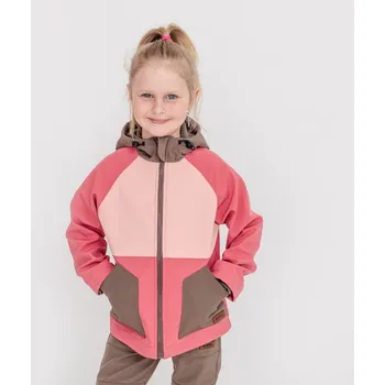 Růžová softshell bunda Velikost: 110/116