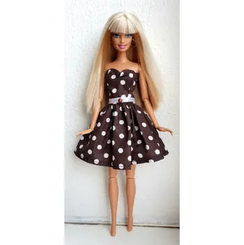 Panenka LOVEDOLLS Hnědé Retro šaty