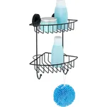 Wenko Bari 2 police černá/kov